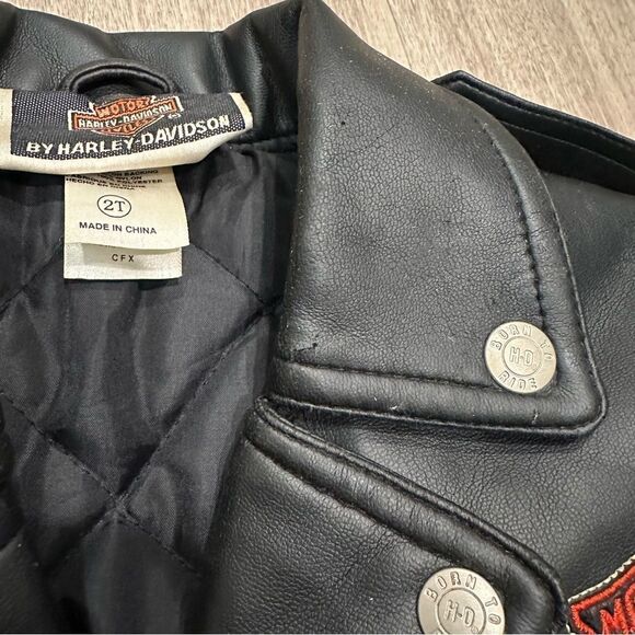Vintage Harley-Davidson Black Leather Jacket - Picture 7 of 9